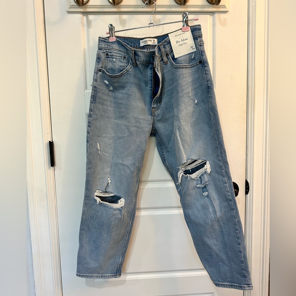 Abercrombie & Fitch Mom Jeans (28 Extra-Short)